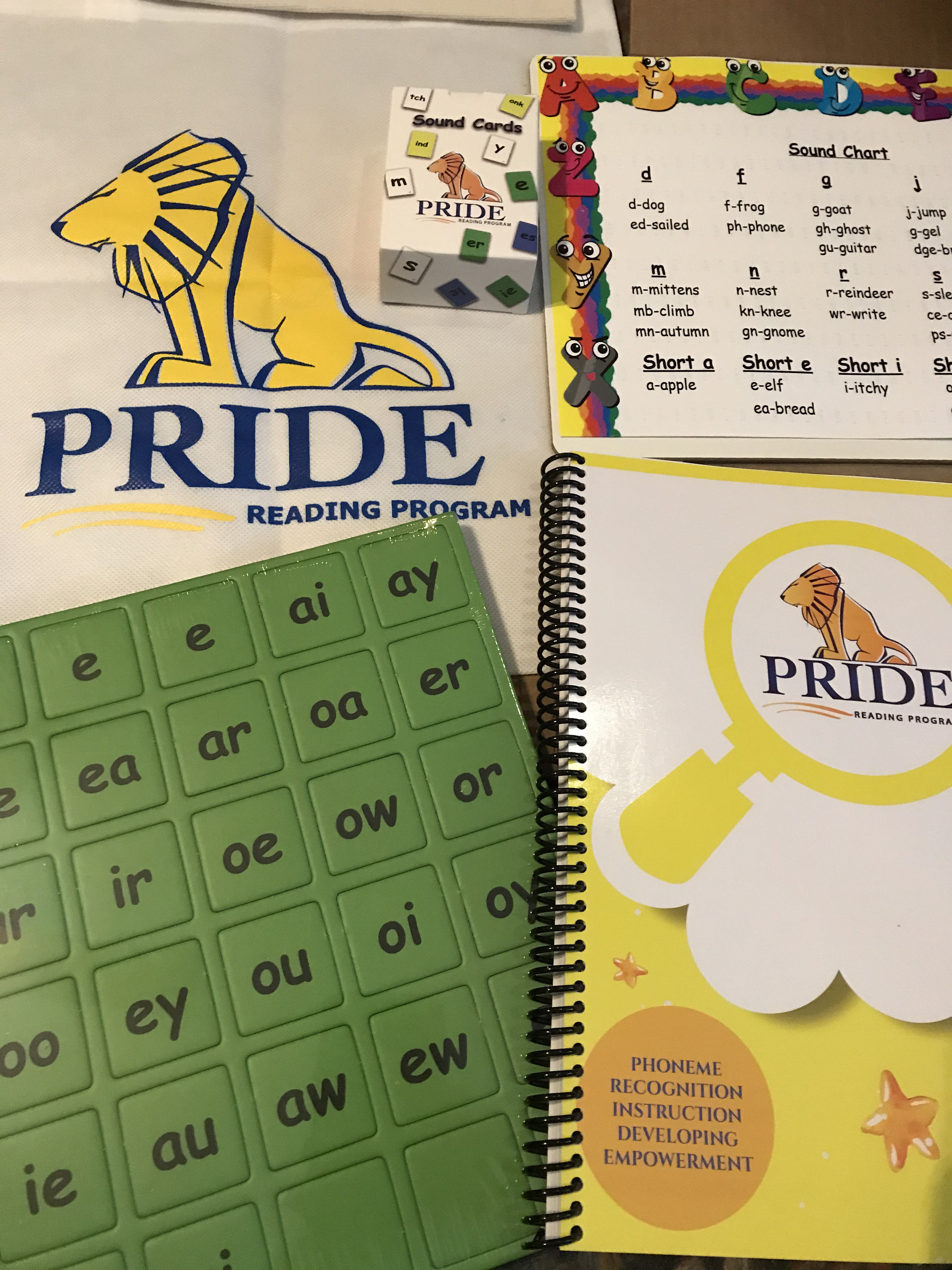 PRIDE Reading Program kit
